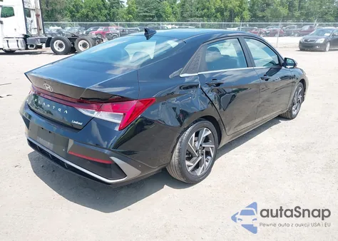 2024 Hyundai Elantra Limited из США, поврежденный, VIN KMHLP4DG8RU715844